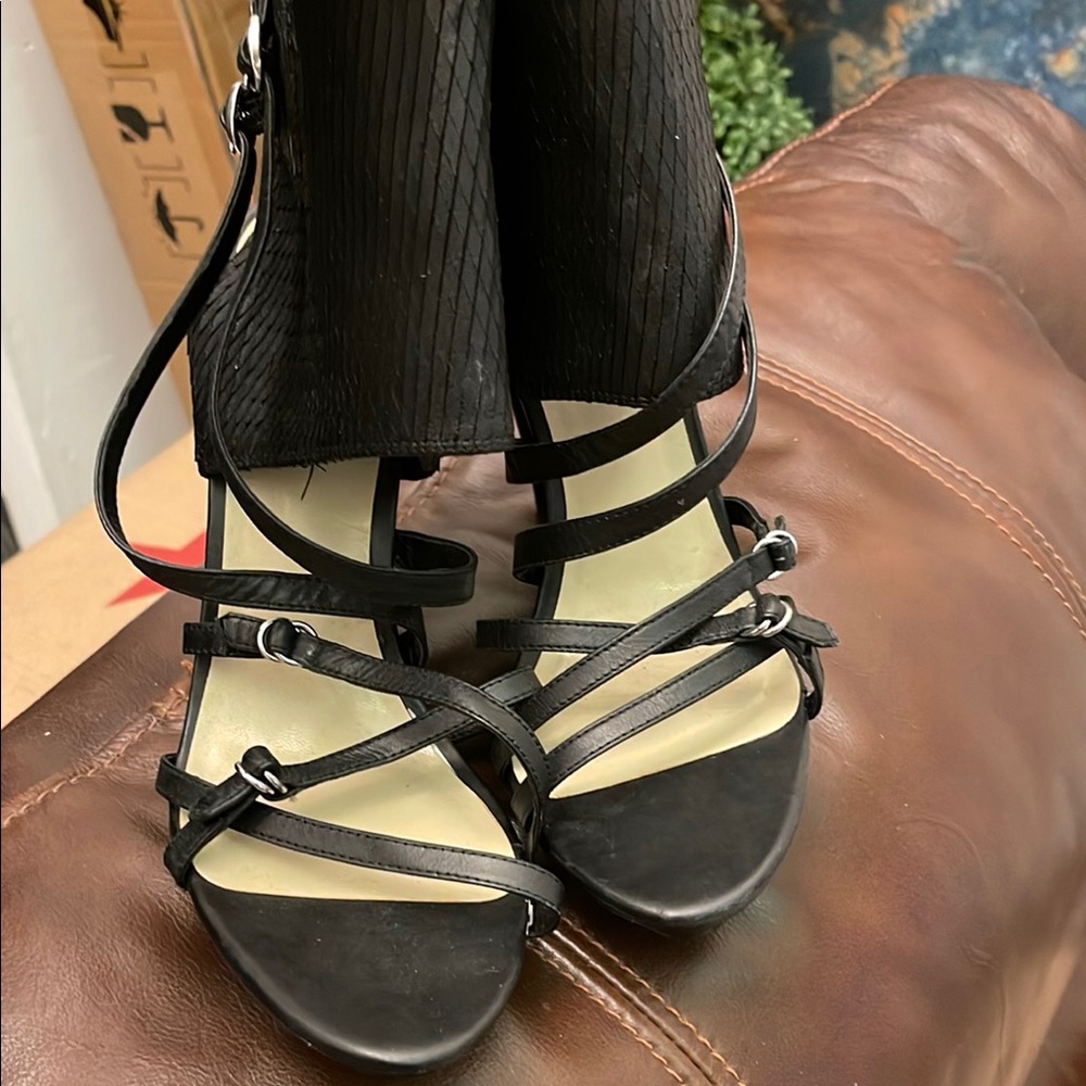 ABS New Chic Black Strappy heels